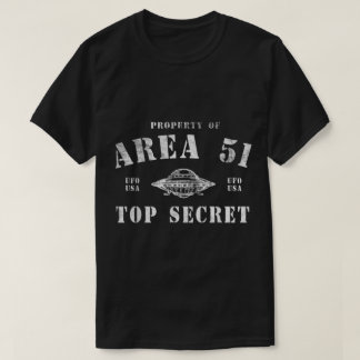 Camiseta Área 51 Projeto de OVNI Ultra Secreto