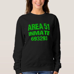 Camiseta Área 51 Retrô Preso Figurino de Halloween Roswell