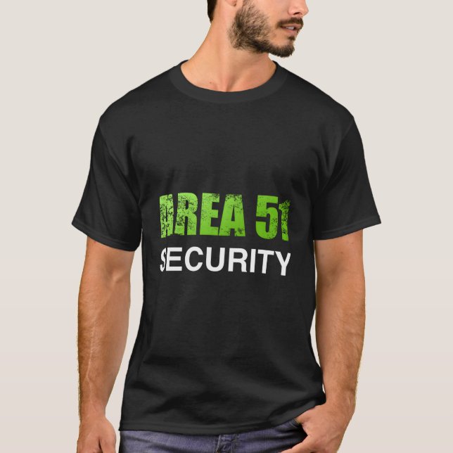 Camiseta Área 51 Segurança (Frente)