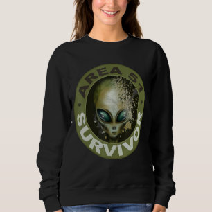 Camiseta Área 51 Sobrevivência Ufo Alienígena