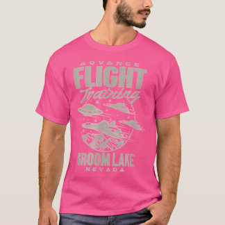 Camiseta Área 51 Ufo Groom Lake Advance Flight Training T S