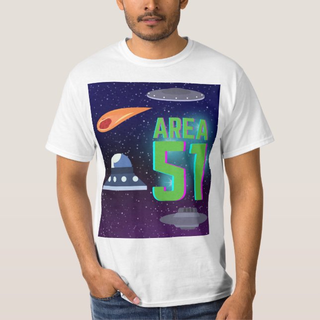 Camiseta área 51 universo (Frente)
