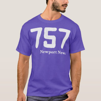 Camiseta Area Code 757 Newport News Virginia