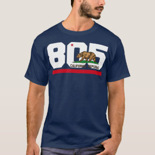 Camiseta Area Code 805 Papais noeis Barbara California