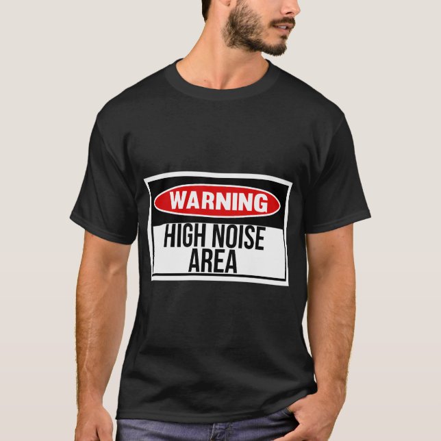 Camiseta Área de Alto Ruído (Frente)