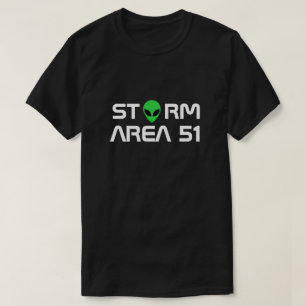 CAMISETA ÁREA DE ARMAZENAMENTO 51 ALIENÍGENA