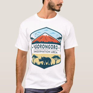 Camiseta Área de Conservação de Ngorongoro (Tanzânia)