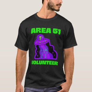 Camiseta Área de Conspiração de alienígenas 51 Ideias de Al