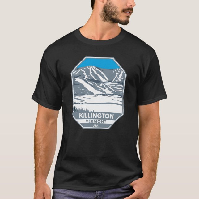 Camiseta Área de esqui de Killington Vermont  (Frente)