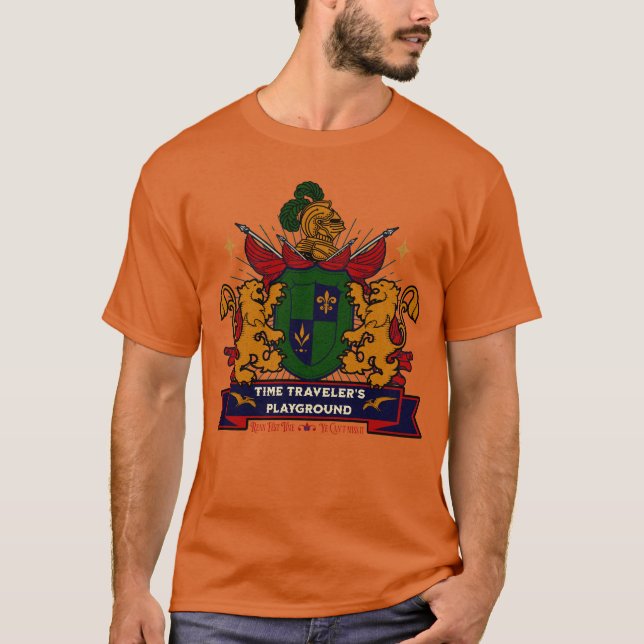 Camiseta Área de Reprodução do Viajante do Tempo (Frente)