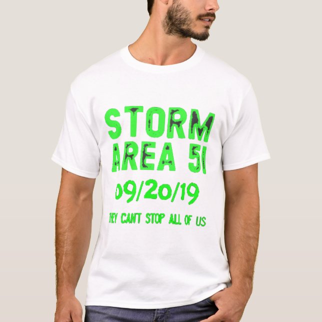 Camiseta área de tempestade 51 (Frente)