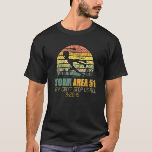 Camiseta Área De Tempestade 51 Eles Não Podem Nos Impedir D