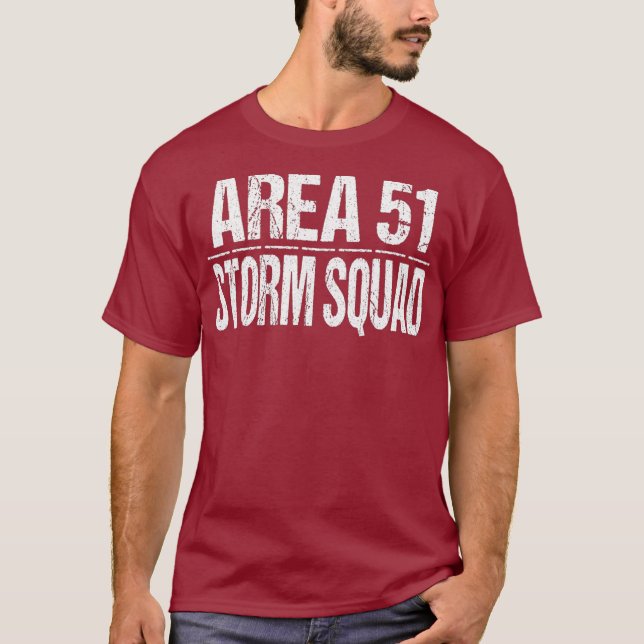 Camiseta Área Engraçada 51 Storm Squad (Frente)