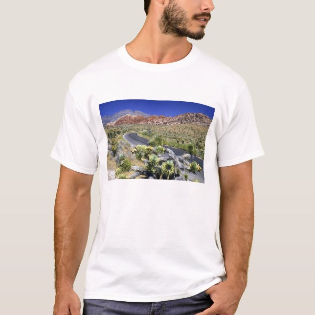 Camiseta Área Nacional de Conservação do Red Rock Canyon, L (Frente)