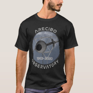 Camiseta Arecibo Space Observatory 1963 2020 Mensagem de Al