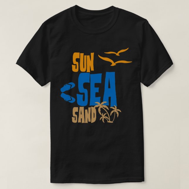 Camiseta Areia do mar (Frente do Design)