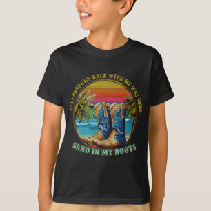 Camiseta Areia Em Minhas Boot Country Music Fan
