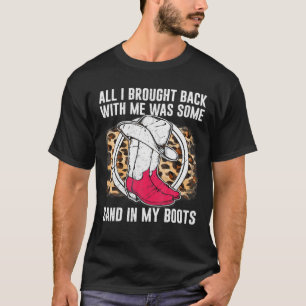 Camiseta Areia Nas Minhas Botas - Cowboy Leopardo do do Sul