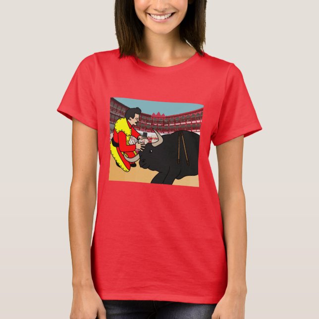 Camiseta Arena Bullwar Torero Bull (Frente)