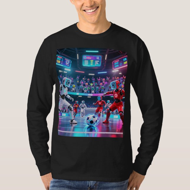 Camiseta Arena de Futebol Neon Robo (Frente)