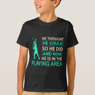 Camiseta Arena de Jogos de Badminton Para Badminton