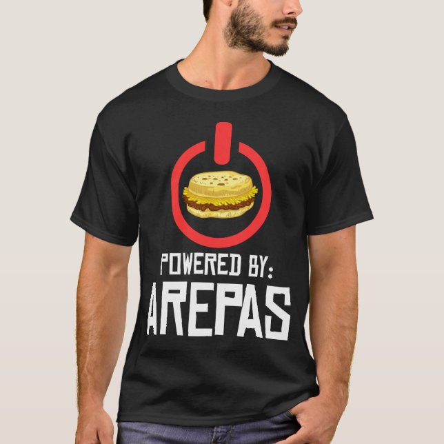 Camiseta Arepa Gift Venezuela Colômbia (Frente)
