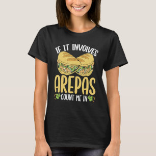 Camiseta Arepa Lover colombiano conte-me na Comida venezuel
