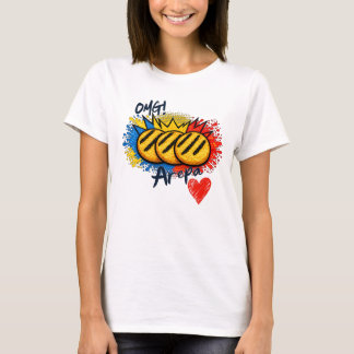 Camiseta Arepa Lovers OMG VE