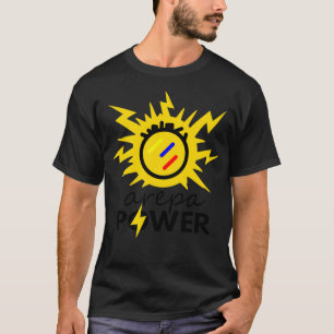 Camiseta Arepa Power Electric Arepa Funny Flag Gift Tee Pul