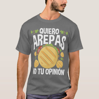 Camiseta Arepas Lover Quiero Arepas Venezuelan Food n funny