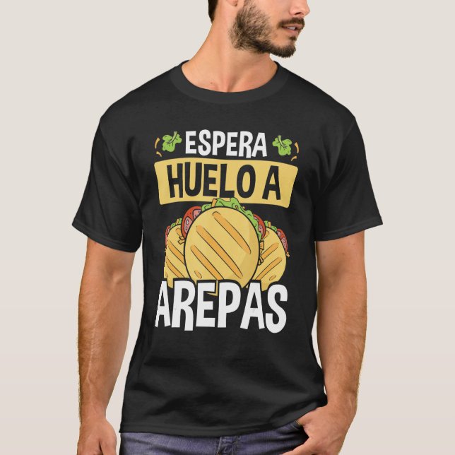 Camiseta Arepas Maker Comida Venezuela Tradicional na Colôm (Frente)