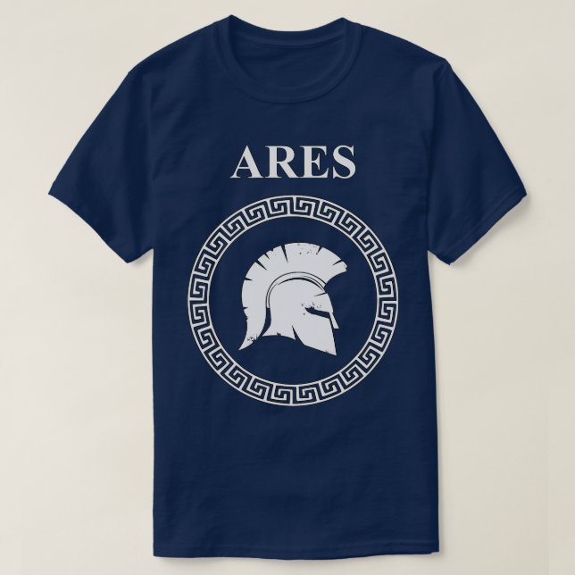 Camiseta Ares Deus da Guerra da Grécia Antiga (Frente do Design)
