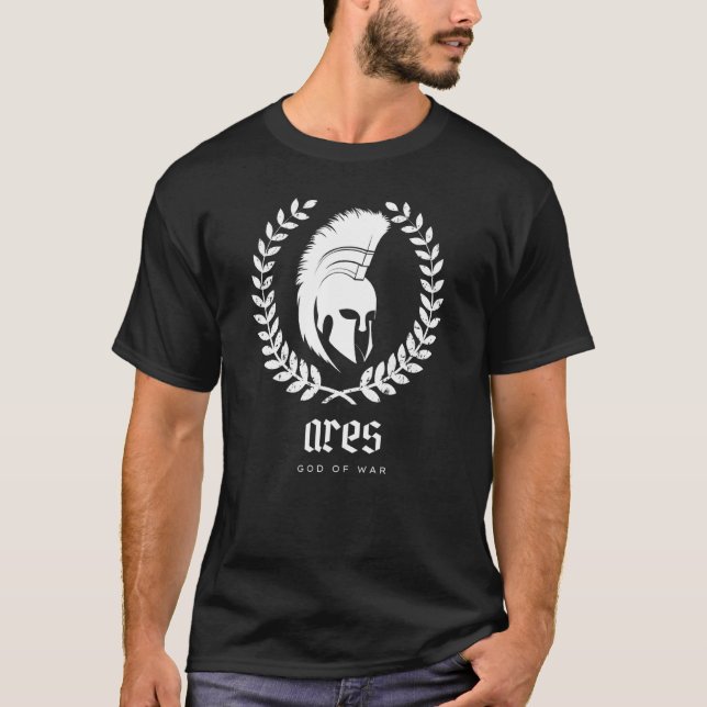 Camiseta Ares Deus Da Guerra, Fantasia De Mitologia Grega (Frente)