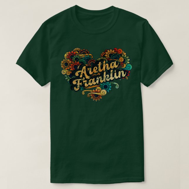 Camiseta Aretha Franklin (Frente do Design)