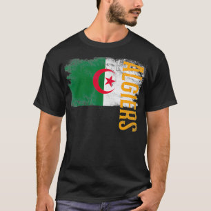 Camiseta Argel Argélia, Para Homens, Mulheres E Crianças Ar
