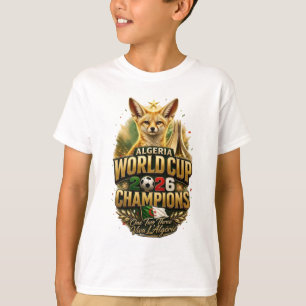 Camiseta Argélia Campeã da Copa do Mundo de 2026 Vitória do