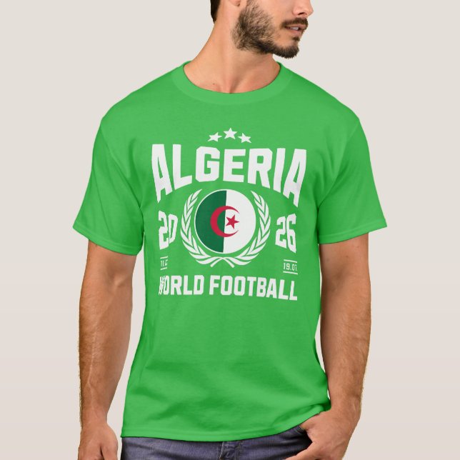 Camiseta Argélia Futebol 2026 (Frente)