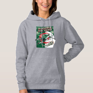 Camiseta Argélia Objetivo Energia Esqueleto Atacante Nações