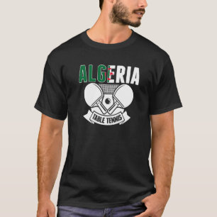Camiseta Argélia Ping Pong   Suporte de Tênis de Mesa da Ar