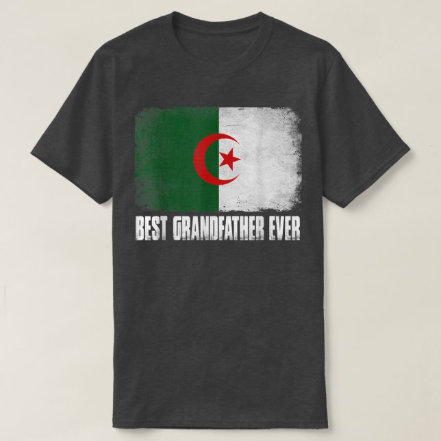 Camiseta Argélia, Sinalizador da Perturbação, Melhor Avô Nu (Frente do Design)