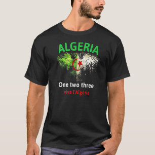 Camiseta Argélia Soccer Flag Futebol na Argélia
