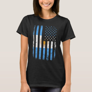 Camiseta Argent argentino-americano Flag Argentino Roots