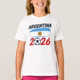 Camiseta Argentina 2026 Soccer Fan Design Flag Colors