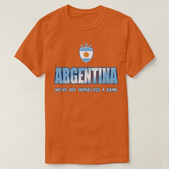 CAMISETA ARGENTINA 2 EDIÇÃO LIMITADA (Frente do Design)