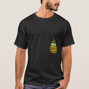 Camiseta Argentina 3 Estrelas Bandeira argentina 3 Estrelas