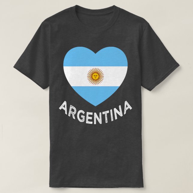Camiseta Argentina - Bandeira Argentina (Frente do Design)