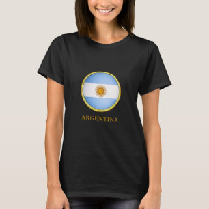 Camiseta Argentina - Bandeira da Argentina