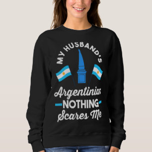 Camiseta Argentina Bandeira do meu marido argentino nada sc