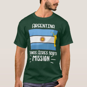 Camiseta Argentina Buenos Aires Missão LDS da Mórmon Orie