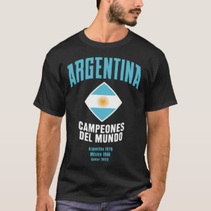 Camiseta Argentina Campeones del Mundo